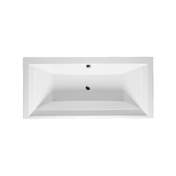 Crown Grand wanna prostokątna 190x90 cm biały połysk