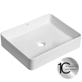 Kvadrato - umywalka nablatowa ceramiczna
