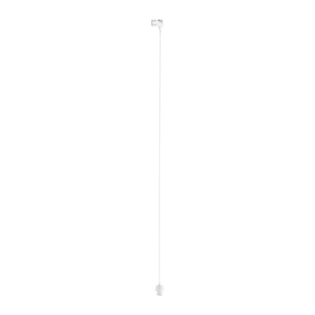 Lampa wisząca na szynę pojedyncza biała 1-obwodowa E27 TRACER 5758