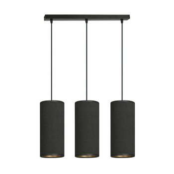 Lampy dekoracyjne na listwie 50cm 3x60W czarny/złoty 1067/3 3