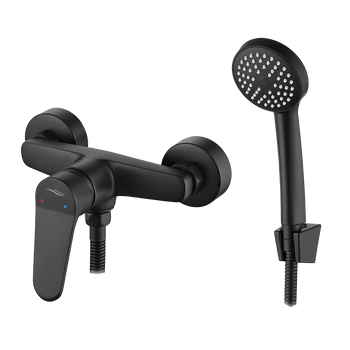 ATEZ bateria natryskowa ścienna z zestawem natryskowym