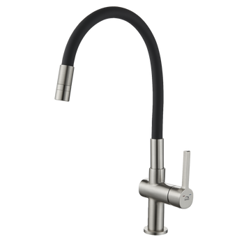 Alita - bateria zlewozmywakowa stojąca z elastyczną 2 - funkcyjną wylewką