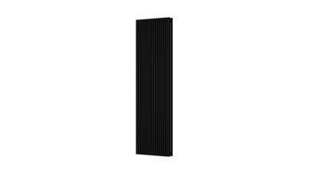 Grzejnik centralnego ogrzewania Instal Projekt VIVAT X 2 czarny mat/black mat 180x23 mm VIVX2-180/23C75