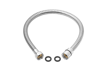 WĄŻ PRZYŁĄCZENIOWY 50 CM, CHROM, KOŃC. STOŻ I HEKSAG.