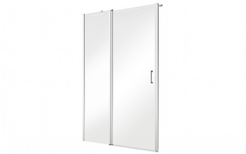 Drzwi prysznicowe Exo-C Chrom uchylne – 120 cm, Besco EC-120-190C