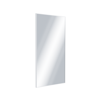 Kuadro lustro łazienkowe 100x50 cm prostokątne, biały mat