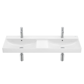 ONA Umywalka ścienna podwójna 120x46 cm Supraglaze®