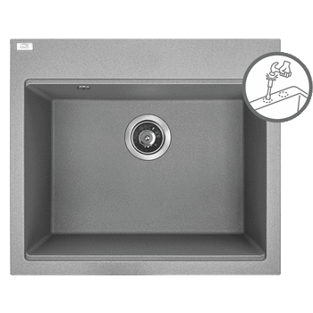 Tau - zlewozmywak 1-komorowy