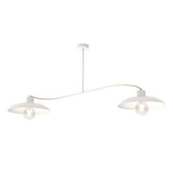 Lampa sufitowa Foster biała 2xE27 jadalnia/salon EMIBIG 1354/2