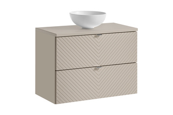 Zestaw meblowy 80cm z blatem i umywalką nablatową Domi Viva Cashmere – set-vic b cashmere 80cm s un domi mw