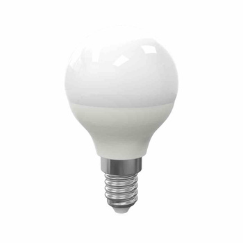 Żarówka LED 7W E14 G45 Kulka. Barwa: Ciepła