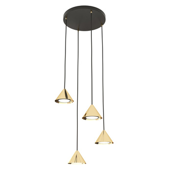 Lampa wisząca ELIT 4 PREMIUM GOLD EMIBIG 1329/4PREM