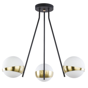 ELFA nowoczesny żyrandol 3-punktowy satynowany 1709