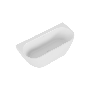 Oceana 2.0 Wanna wolnostojąca przyścienna, 165x75, biały połysk