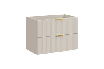 Szafka łazienkowa Comad 80cm 2 szuflady Kaszmirowy Mat – ADEL CASHMERE 82-80-2S