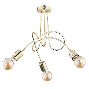 Lampa 3-punktowa TANGO 28313 ZŁOTA