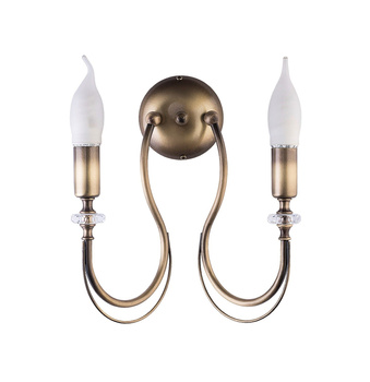 MELANI kinkiet mosiężny 2-płomienny patynowany 1636