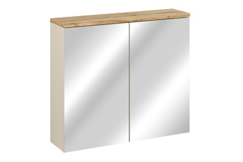 Szafka z lustrem 80cm 2 drzwi BALI CASHMERE 84-80-2D