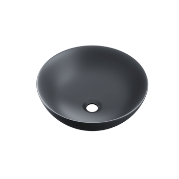Luqa umywalka nablatowa 40 cm okrągła, grafit mat