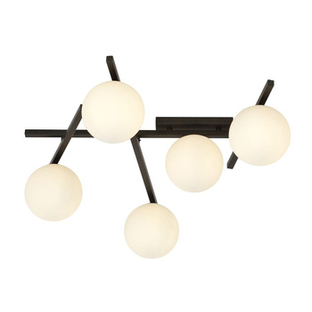 Minimalistyczna lampa 5-punktowa z kloszami SMART 1103/5