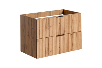 Szafka łazienkowa Comad 80cm 2 szuflady Dąb Wotan – ADEL OAK 82-80-B-2S