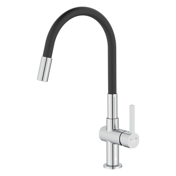 Alita - bateria zlewozmywakowa stojąca z elastyczną 2 - funkcyjną wylewką