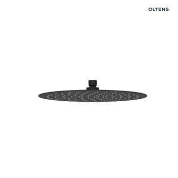 Oltens Vindel deszczownica 30 cm okrągła czarny mat 37000300