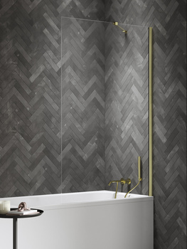 Parawan nawannowy 70x150 – Złoty, szkło 8 mm (P-0205) | New Trendy