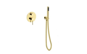 Bateria wannowo-prysznicowa podtynkowa Veo złota