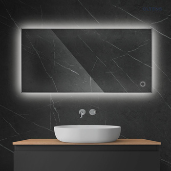 Oltens Nordlis lustro 60x120 cm prostokątne z oświetleniem LED i systemem Klarglas 64112000