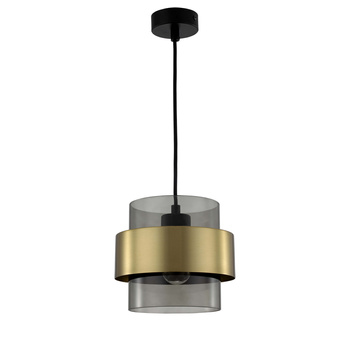 Lampa wisząca Miele dymna 1xE27