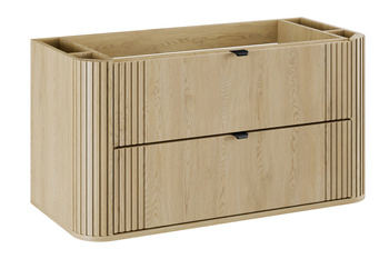Comad szafka pod umywalkę 100cm 2 szuflady Dąb Cremona – OVALIA CREMONA 82-100-46-2S