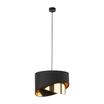 Lampa wisząca z abażurem Grant Black 4823 TK Lighting