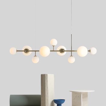 LAMPA WISZĄCA DIONE 9 GOLD