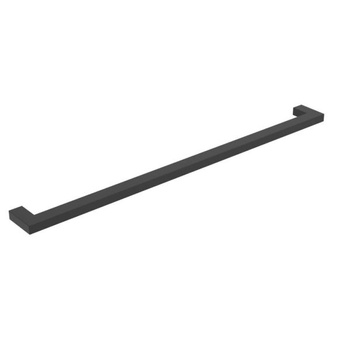 Defra Uchwyt Latte Metalowy dwupunktowy, kolor czarny mat -33cm 190-H-00061