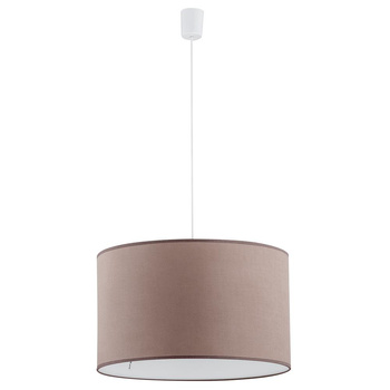 Rondo lampa wisząca cappuccino szerokość 30cm lampa z abażurem