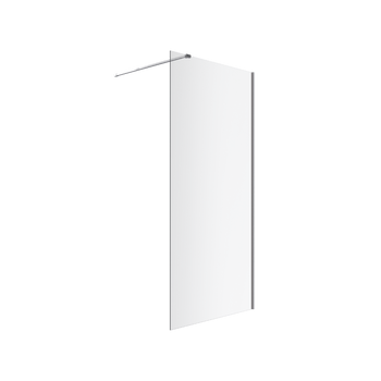 Vidoq walk-in ścianka prysznicowa prosta 120x200 cm, powłoka Clean Control, chrom