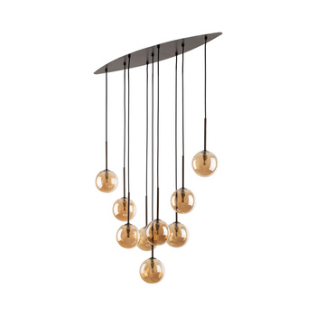 Lampa listwa 9xG9 MAX 6W brązowy/bursztynowy ESTERA 6149 TK Lighting