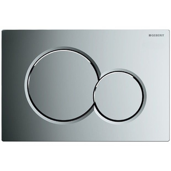 Przycisk uruchamiający GEBERIT Sigma01 okrągły chrom błyszczący 246 x 164 x 13 mm | 115770215