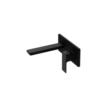 Bateria umywalkowa podtynkowa Aquila Matt Black