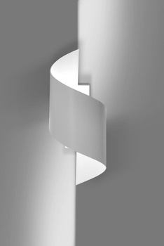 Nowoczesny kinkiet ścienny LED wstążka biały 60W G9 30cm 920/1 SPINER