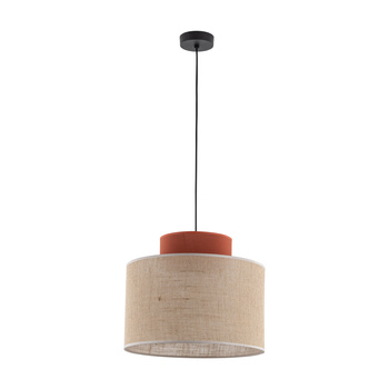 Lampa wisząca 1xE27 Juta Duo Brown 2785 TK Lighting