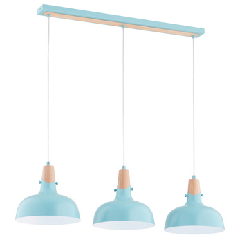 Skandynawska lampa z kloszem SOLO GEM 62386 3-punktowa MIĘTA