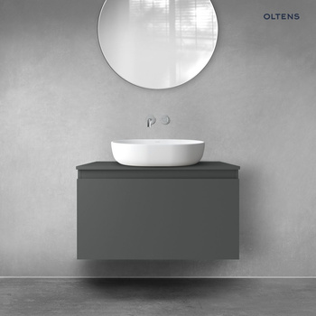 Oltens Vernal szafka 80 cm podumywalkowa wisząca grafit mat 60014400