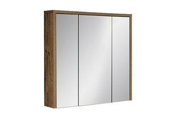 Szafka z Lustrem 80cm 3 Drzwi hampton concrete 84-80