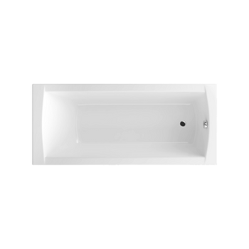 Aquaria wanna prostokątna 170x75 cm, biały połysk