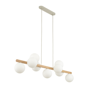 Lampa industrialna wisząca 9x6W białe kule ESTERA 5906
