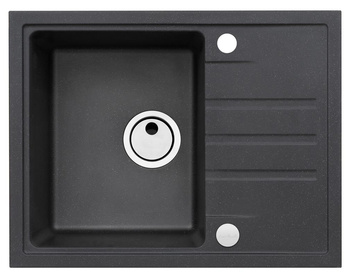 ALVEUS Zlewozmywak granitowy INTERMEZZO 30 czarny  1303091