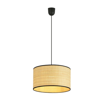 Lampa wisząca z ratanowym kloszem ASTON 1 RATTAN 1149/1