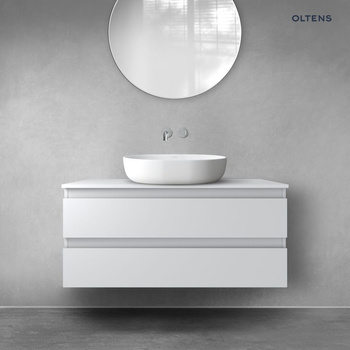 Oltens Vernal szafka 100 cm podumywalkowa wisząca szary mat 60002700